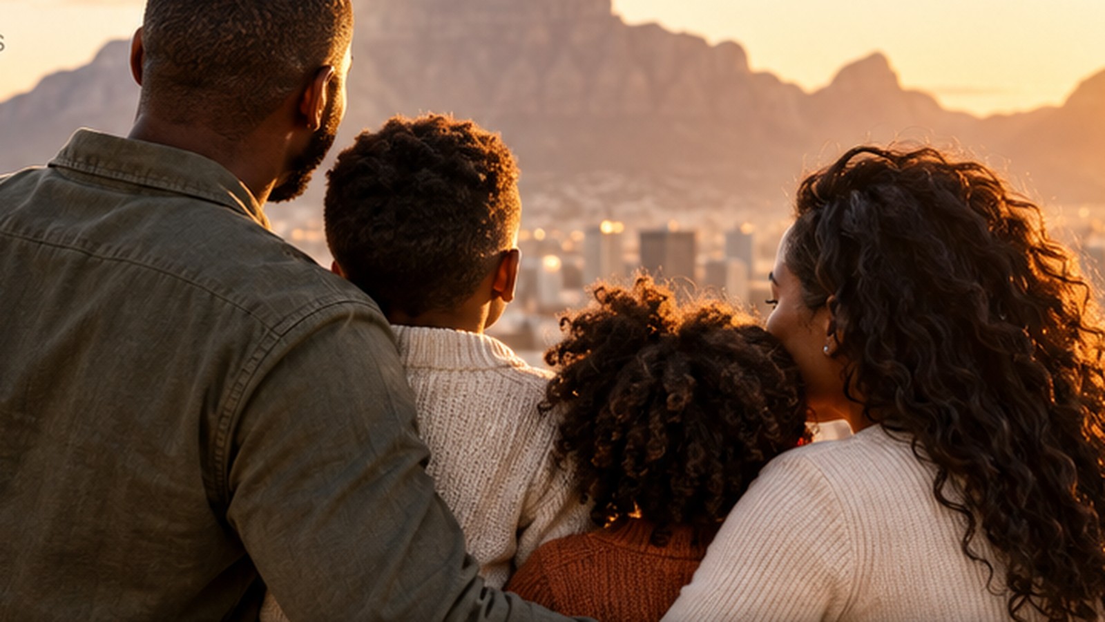 Family spending time together at home